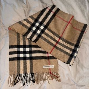 The Burberry Check Cashmere Scarf